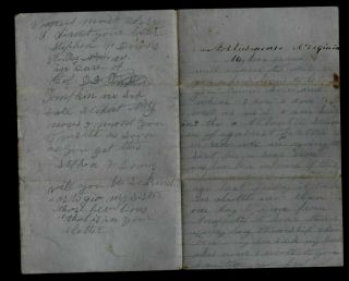 3rd Hampshire Infantry Civil War Letter Aboard Union Steamship To Virginia