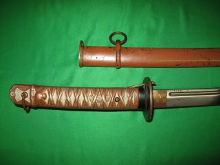 Uncommon Variation Japanese Ww2 Nco Sword