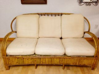 Vintage Midcentury Frankl Style Sofa,  Cushions