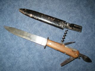 Rare German Ww2 Trench Fighting Tool Knife