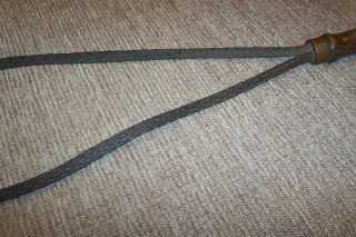 Primitive Braided Cable Rug Beater Antique Country Kitchen Carpet Tool 4