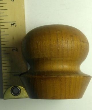 3 Vintage Mid Century DANSK Teak Wood Stoppers for Wine Carafe Glass Decanter 4