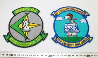 Us Attack 165 Boomers Pilot Flight Squadron Patches 007 - 3611