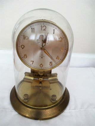 Vintage Junghans Ato Electro - Mechanical Domed Clock Germany