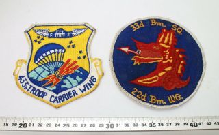 Us 433 Troop Carrier Wing Pilot Flight Squadron Patches 007 - 3602