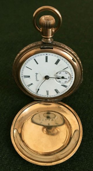 Antique 14k Gold Columbus Pocket Watch 15 Jewel - Year 1895