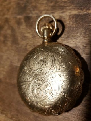 Hampden Dueber Champion Gold Pocket Watch.  Late 1800s to early 1900s. 7