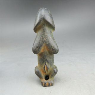 China,  Jade,  Hongshan Culture,  Black Magnet,  Natural Jade,  Penis,  Pendant A6