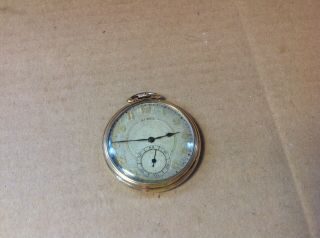 Illinois Watch Co 10k Gold Filled 17 Jewels 127 Pocketwatch 6