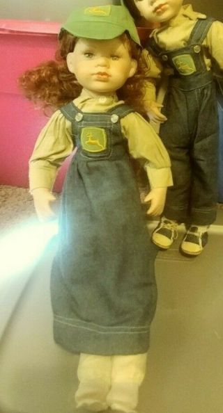 danbury john deere boy and girl dolls 2