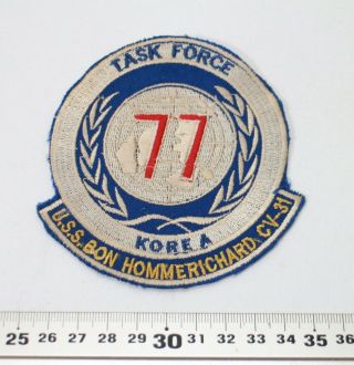 Us Task Force Korea 77 Cv - 31 Pilot Flight Squadron Patch 007 - 3582