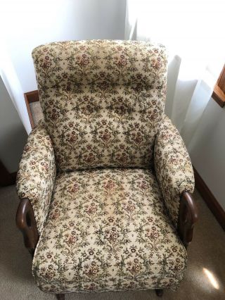 Vintage Antique Gooseneck Chair 1900 - 1920 Rocker