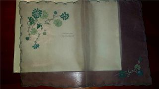 Vintage Cornflower MARGHAB LINEN PLACEMAT & 2xNAPKINS MADEIRA 4