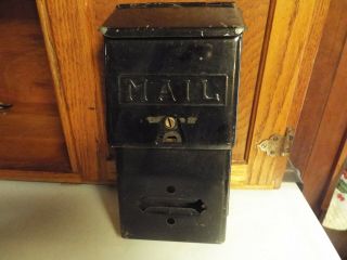 Old Vintage Antique Wall Hung Mailbox