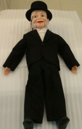 Vintage 1977 Juro Novelty Charlie Mccarthy Ventriloquist Dummy Doll