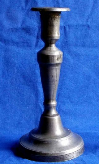18th century French Empire period pewter candlesticks circa 1795 4