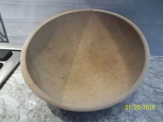 Lge Granville Company Gc Mill Primitive Wood Wooden Chopping Bowl Vermont 14