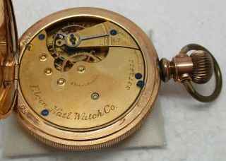 Antique ELGIN Victorian - Era 10K GOLD - FILLED Pocket Watch - 117.  2 GRAMS,  RESTORE 5