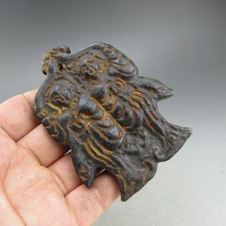 Chinese jade,  Hongshan culture,  Black magnet,  jade,  dancers,  pendant K005 2