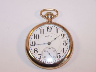 1920 Illinois Penn Special 16s 19 Jewel 706 Gold Filled Lever Set Pocket Watch