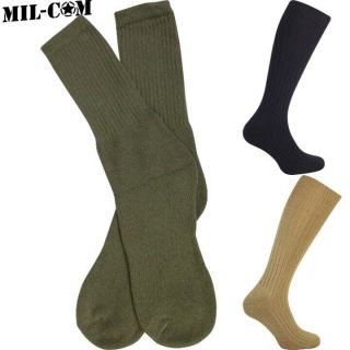 Mil - Com Military Patrol Socks Mens 6 - 11 British Army Wool Boot Socks Hiking