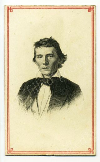 1860s Confederate Vice President Alexander H Stephens Civil War Time Cdv