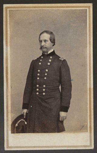 Civil War Cdv Union General David Hunter Lincoln Assassination Trial Judge