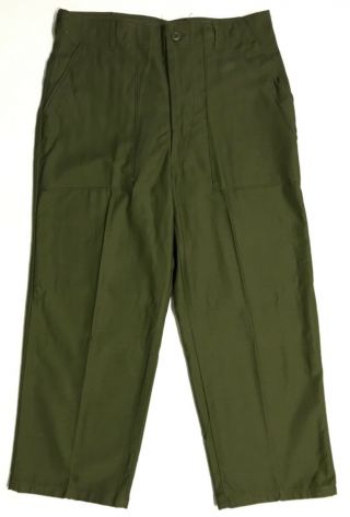 1970 Dated Cotton Sateen Og - 107 Trousers 36x26