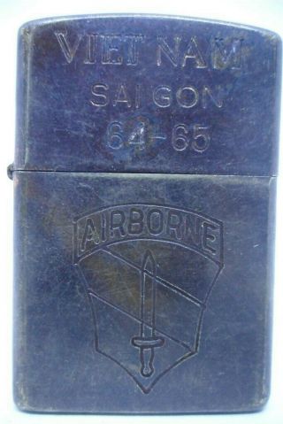 Vietnam War Zippo Lighter Sai Gon 64 65 Vintage