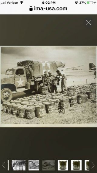 WWII US M - 1941 MERMITE CAN NESCO 1944 FOOD COOLER WARMER MEDICAL PLASMA BLOOD 12