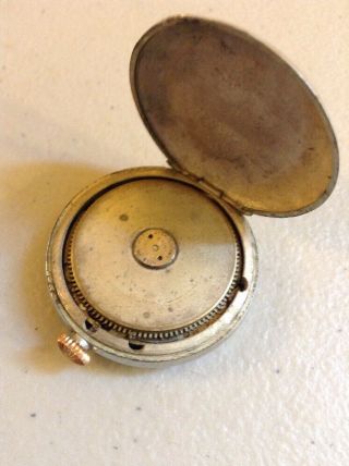 Vintage Antique Hebdomas W.  Co.  7 Jewel 8 Day Pocket Watch