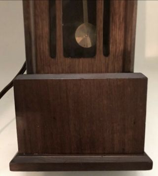 VINTAGE UNITED MINI GRANDFATHER CLOCK - MODEL 385 - ACCURATE RUNNING 4