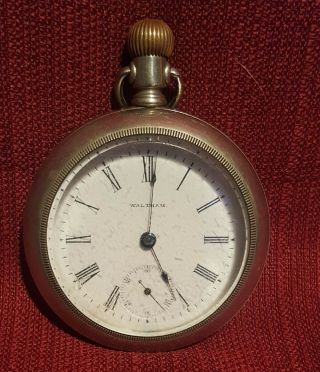 Vintage Waltham Silveroid Pocket Watch 1900 