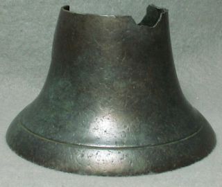 Civil War Relic Broken Brass Camp Bell Found In A Union Cavalry Camp