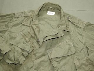 Us Army Usmc Marine Vietnam Okinawa Made 2nd Pattern Jungle Jacket Vtg Poplin