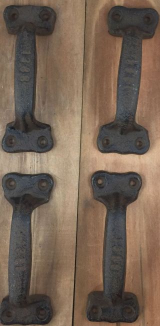 Cast Iron Antique Style Rustic Barn Gate Pull Shed Door Handles Set Of 18