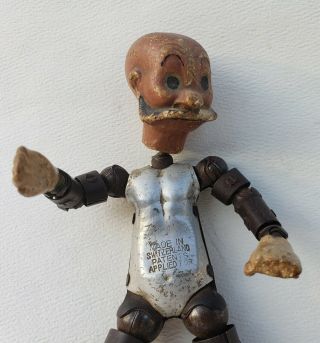 Bucherer Saba,  articulated Toy Figure from Mutt & Jeff,  Made in Switzerland 2