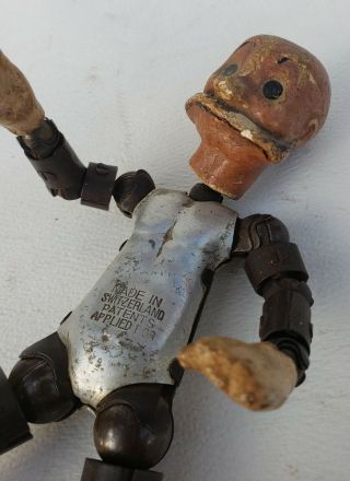 Bucherer Saba,  articulated Toy Figure from Mutt & Jeff,  Made in Switzerland 3