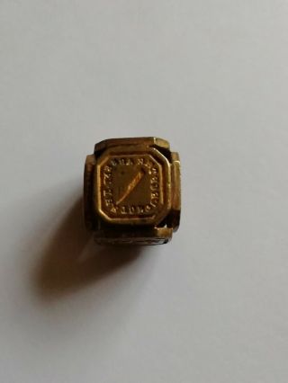 Cube Wax Seal 6 sided. 4