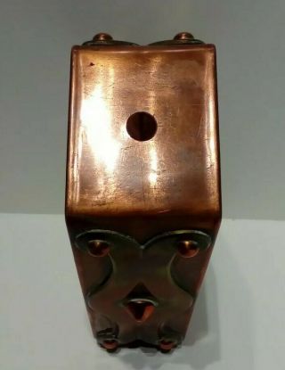 ART AND CRAFTS COPPER AND BRASS LAMP BASE FRAME.  PROJECT. 6