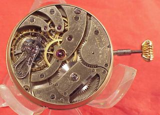 Vintage Jewelers 17 Jewel 39mm Hunting Vacheron Constantin Pocket Watch Movement