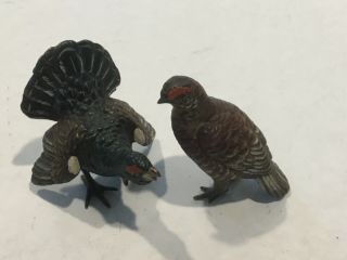 Vienna Cold Painted Bronze Birds Grouse