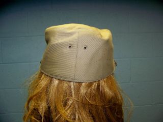 WWII U.  S.  Army WAC WAAC Womans Female Ladys Enlisted Khaki Hobby Hat Cap 3