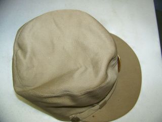 WWII U.  S.  Army WAC WAAC Womans Female Ladys Enlisted Khaki Hobby Hat Cap 5