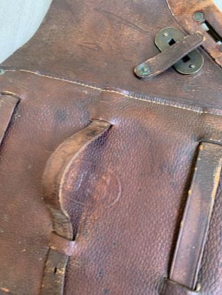 Vintage Civil War/ Wwi Us Calvary Leather Saddle Hand Bag.