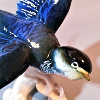 KARL ENS SWALLOW,  BIRD FIGURINE GERMANY PORCELAIN 5