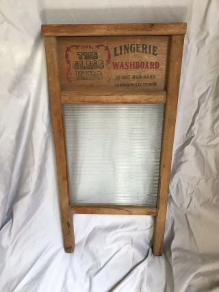 National Washboard Co.  no.  863.  The Glass King.  Lingerie Washboard. 2