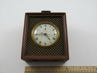 Vintage TELECHRON Wood Mantle Clock with Bubble Glass Face : 5