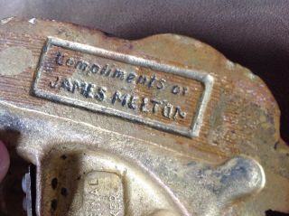 Vintage Solid Brass Rolls Royce Door Knocker James Melton Auto Museum Rare 50 ' s 7