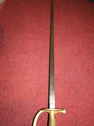 Emerson & Silver Nco Sword Dated 1863